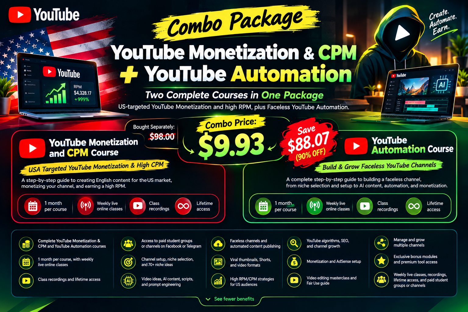 YouTube Combo Course Mega Offer